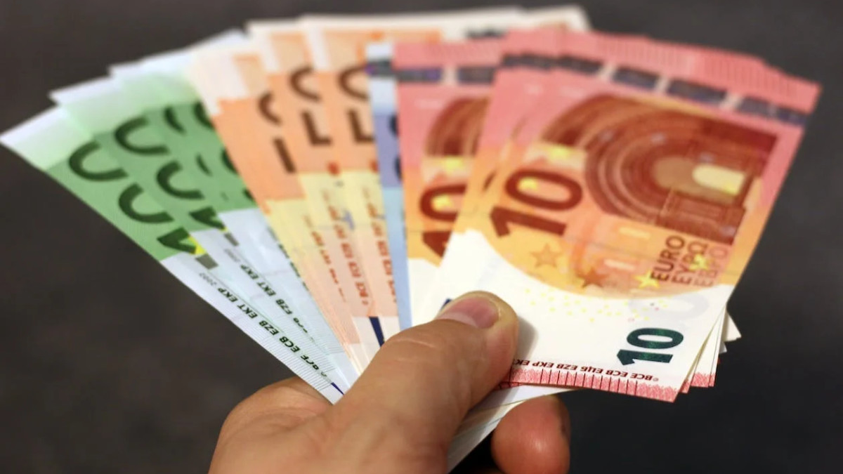 Foto van geld euro's