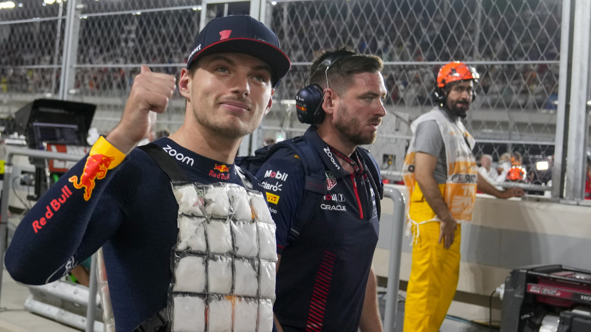 Max Verstappen in Doha. Beeld: ANP