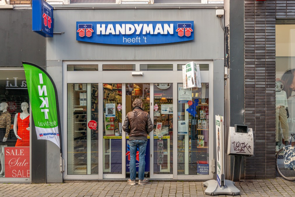 De doe-het-zelfzaken van keten Handyman zijn failliet verklaard. Beeld: ANP