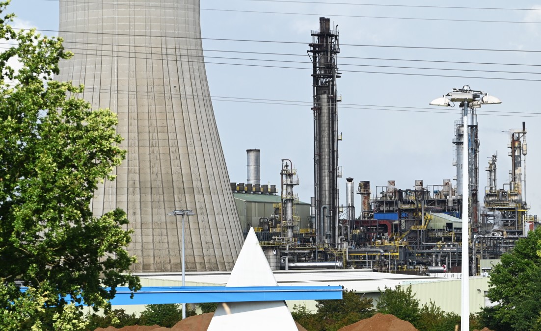 Chemelot is een groot industriecomplex voor de chemische industrie bij Geleen in Zuid Limburg. Beeld: ANP
