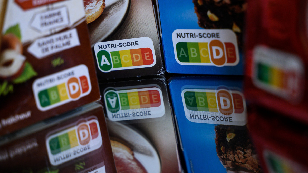 Producten met een nutri-score in de supermarkt. Beeld: ANP.