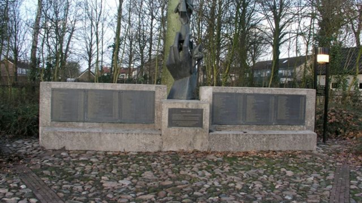 Hoogeveen, 'Joods monument' Beeld: J.H. Meier