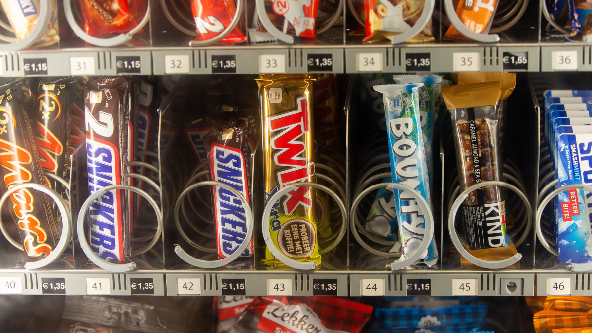 Snoepautomaat chocolade