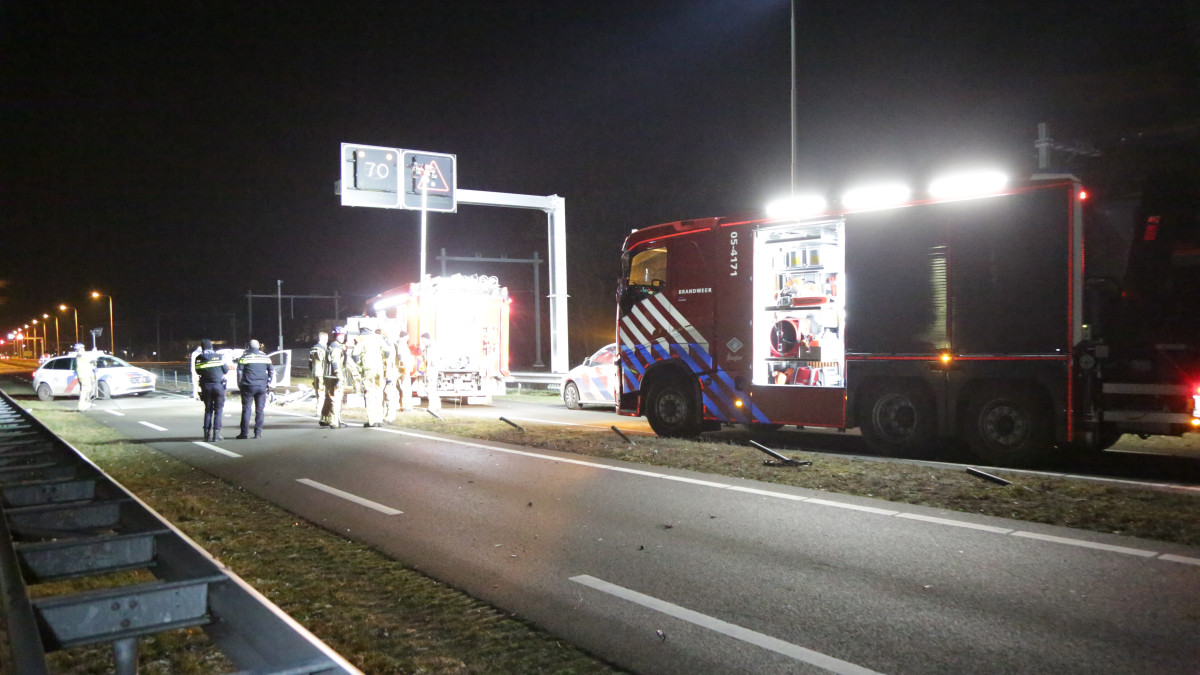 Vrouw omgekomen bij ongeval op N35 bij Nijverdal
