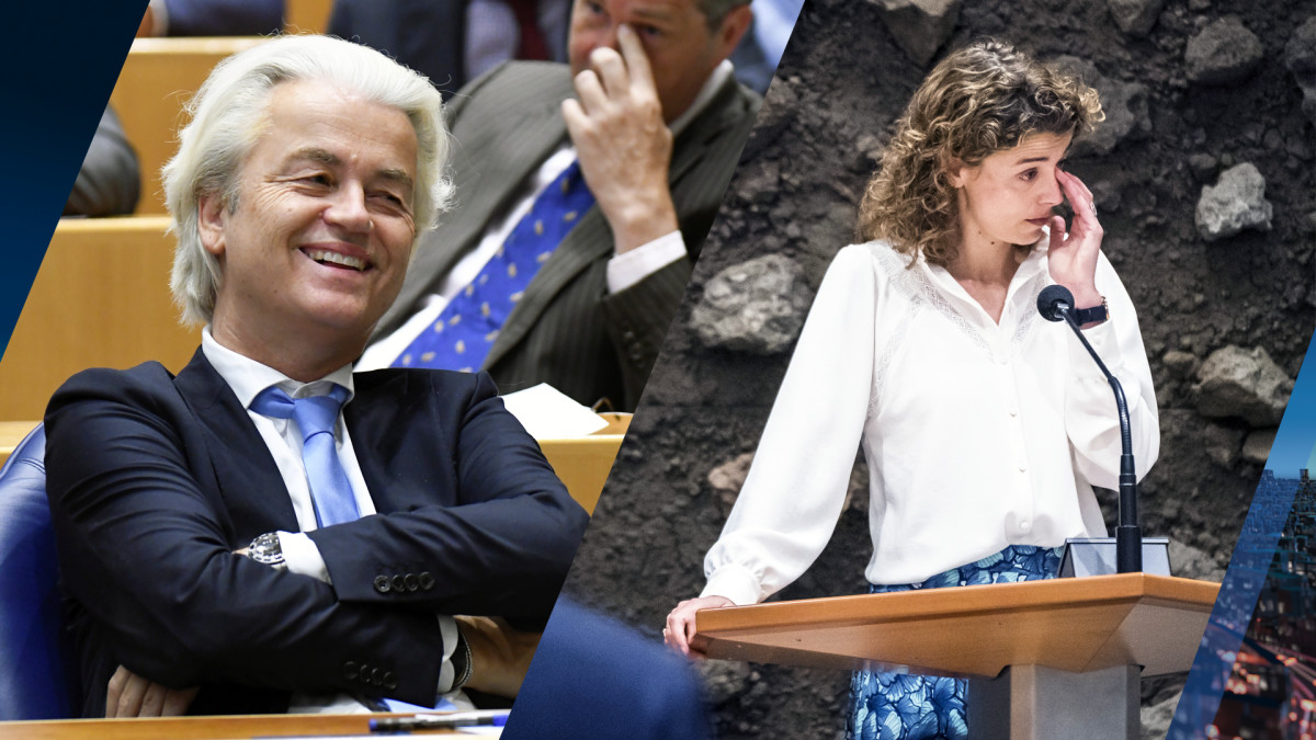 Wilders maakt gehakt van VVD-fractievoorzitter Sophie Hermans: 'Tassendrager van Rutte'