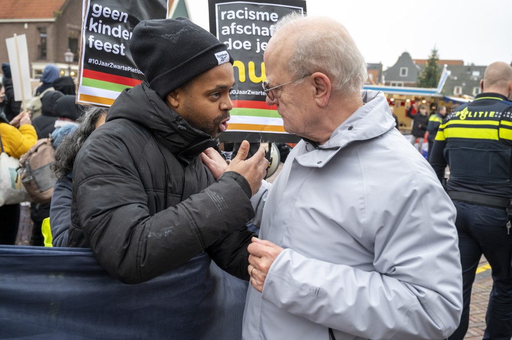 In Volendam liepen de gemoederen hoog op toen betogers van KOZP in 2021 wilden demonsteren. Beeld: ANP
