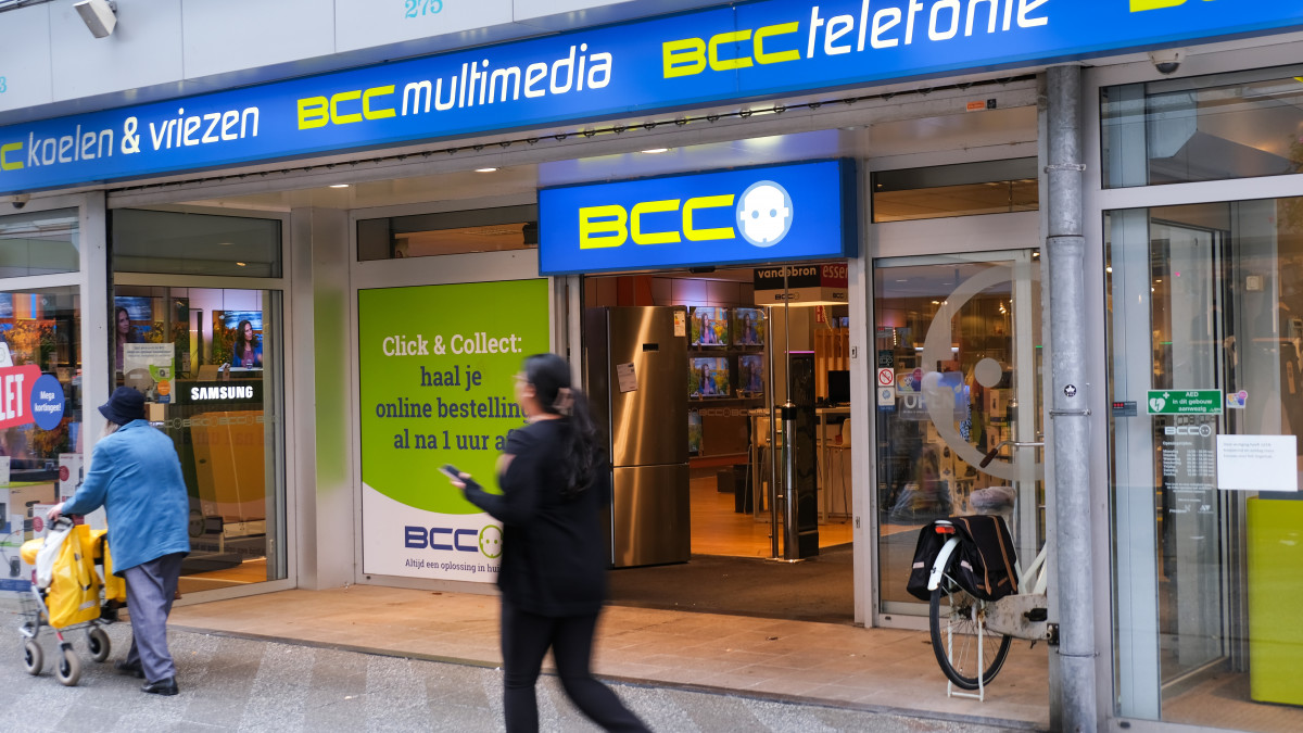 Elektronicaketen BCC failliet, maar winkels blijven voorlopig wel open. Beeld: ANP