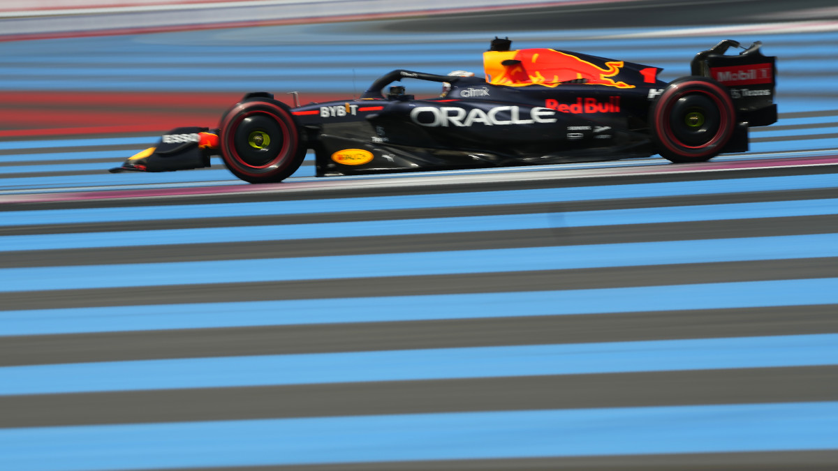 Verstappen grijpt naast pole position tijdens kwalificatie GP Frankrijk - ANP